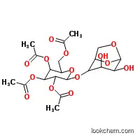Molecular Structure of 67650-35-5 (1,6-Anhydro-4-O-(2,3,4,6-tetra-O-acetyl-a-D-mannopyranosyl)--D-mannopyranose)